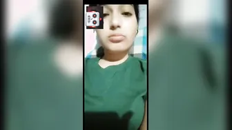 Desi GF Flashing Her Big Tits On Private Video Call