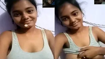 Cute GF Getting Naked On Video Call With Her Boyfriend