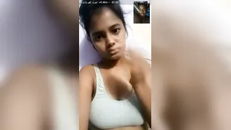 Cute GF Getting Naked On Video Call With Her Boyfriend