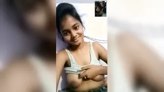 Cute GF Getting Naked On Video Call With Her Boyfriend