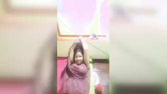 Desi Bombshell Stripping Naked Revealing Her Massive Boobs