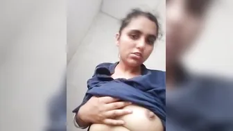 Desi Married Woman Getting Her Boobs Pressed By Her Lover