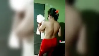 Village Bhabhi Showing Boobs And Riding Bareback On Video