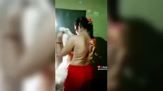 Village Bhabhi Showing Boobs And Riding Bareback On Video