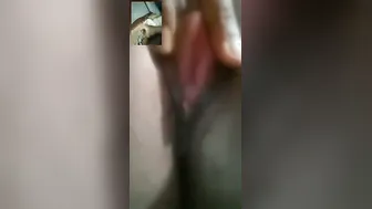 Bengali GF Showing Her Pussy During Video Chat Alone