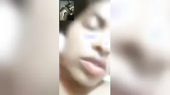 Bengali GF Showing Her Pussy During Video Chat Alone