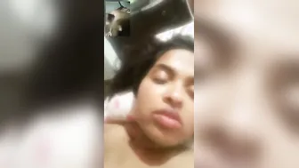 Bengali GF Showing Her Pussy During Video Chat Alone