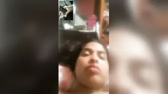 Bengali GF Showing Her Pussy During Video Chat Alone