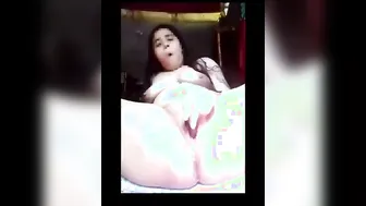 Village Girl Squirting Hard While Fucking Cucumber At Home