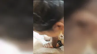 My Slutty Babe Giving Me Amazing Blowjob Before Work Time