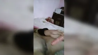 Horny Village Wife Masturbating With Carrot In Kitchen Alone