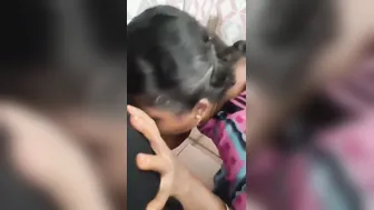 Tamil Housemaid Sucking Dick After Showing Her Perky Round Tits