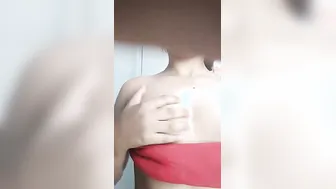 Cute GF In Glasses Stripping Naked In This Private Mms