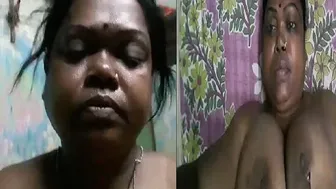 Mature Tamil Wife Flaunting Her Huge Tits And Dripping Pussy