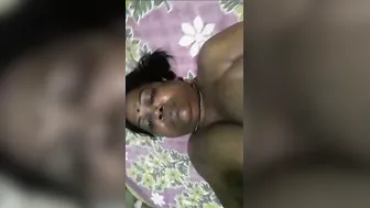 Mature Tamil Wife Flaunting Her Huge Tits And Dripping Pussy
