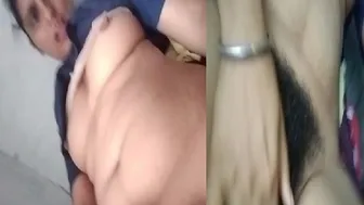 Indian Wife Fingering Her Wet Pussy Alone At Home Getting Off