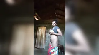 Village Tamil Girl Stripping Completely Nude In Private Show