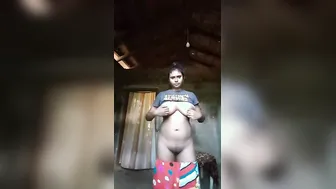 Village Tamil Girl Stripping Completely Nude In Private Show