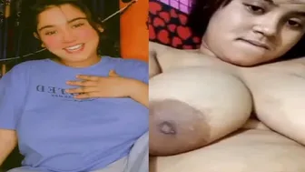 Busty Babe Masturbating Naked With Cucumber In Her Bedroom