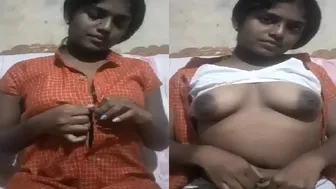 Tamil Baby Showing Off Her Perfect Boobs And Tight Pussy