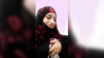 Shy GF Showing Her Perfect Boobs With Beauty Mark