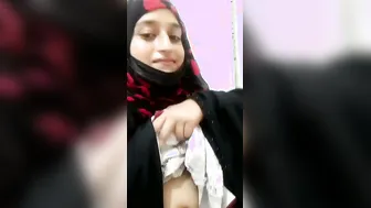 Shy GF Showing Her Perfect Boobs With Beauty Mark