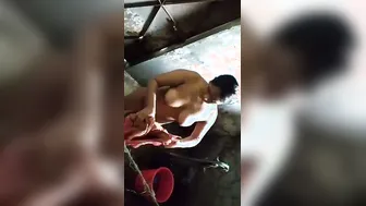 Bhabhi Taking Bath Naked Caught On Hidden Camera At Home