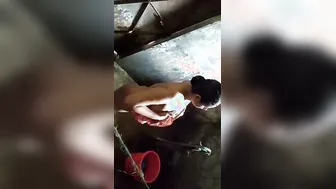 Bhabhi Taking Bath Naked Caught On Hidden Camera At Home