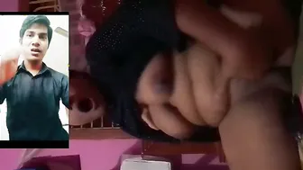 Horny GF Fingering Herself Live On Video Call Sex