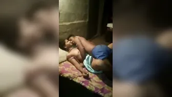 Young Couple Making Love Missionary Style Caught On Camera