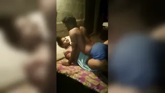 Young Couple Making Love Missionary Style Caught On Camera