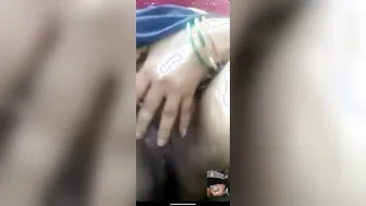 Busty Desi Aunty Stripping Naked Fingering On Video Call