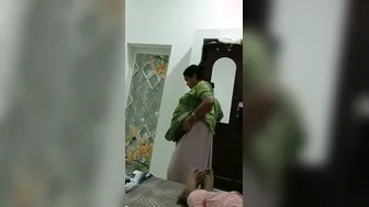 Busty Aunty Caught Naked On Hidden Camera While Changing Now