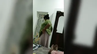 Busty Aunty Caught Naked On Hidden Camera While Changing Now
