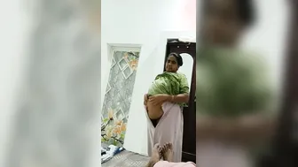 Busty Aunty Caught Naked On Hidden Camera While Changing Now