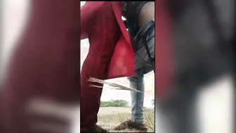 Horny Neighbor Aunty Sneaking Out For Outdoor Fun With Me