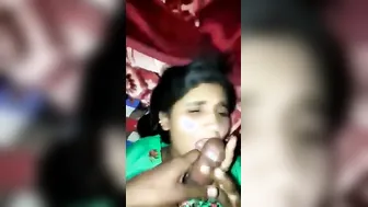 Married Woman Sucking Her Devars Cock Behind Husbands Back