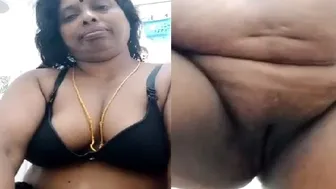 Horny Tamil Wife Spreading Pussy Wide Open For Her Man