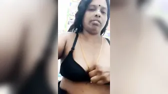 Horny Tamil Wife Spreading Pussy Wide Open For Her Man