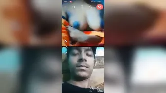 GF Flashing Her Boobs To Boyfriend On Private Call