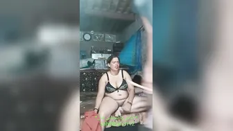 Mature Aunty Getting Dressed After Hot Sex With The Neighbor