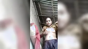 Innocent Village Girl Stripping Naked For First Time Ever