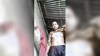 Innocent Village Girl Stripping Naked For First Time Ever