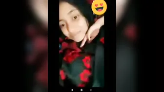 Cute GF Teasing Her Perky Tits On Intimate Video Call