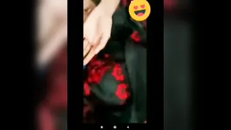 Cute GF Teasing Her Perky Tits On Intimate Video Call