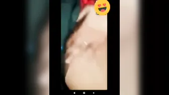 Cute GF Teasing Her Perky Tits On Intimate Video Call