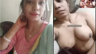 Cute Bengali Babe Getting Naked On Video Call Just For Me