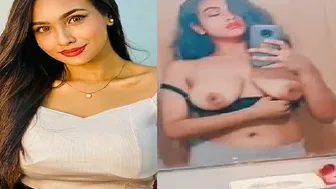 Model GF Topless Showing Off Her Massive Boobs Today