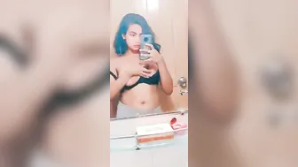 Model GF Topless Showing Off Her Massive Boobs Today