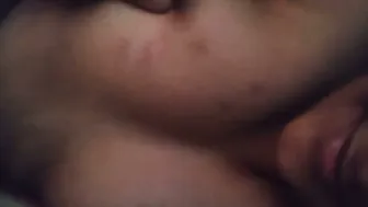 Young GF Getting Her Boobs Pressed During Foreplay